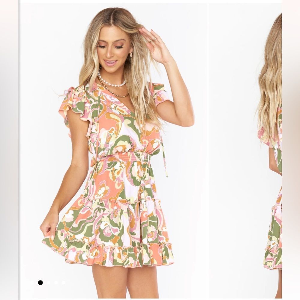 Show Me Your Mumu Wild Dreams Mini Dress Retro M